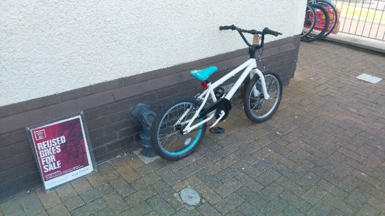 White bmx 