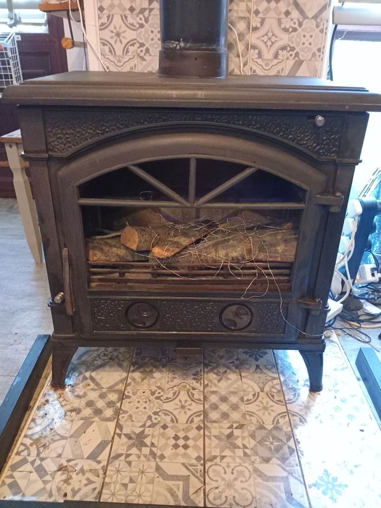 Antique original log burner 