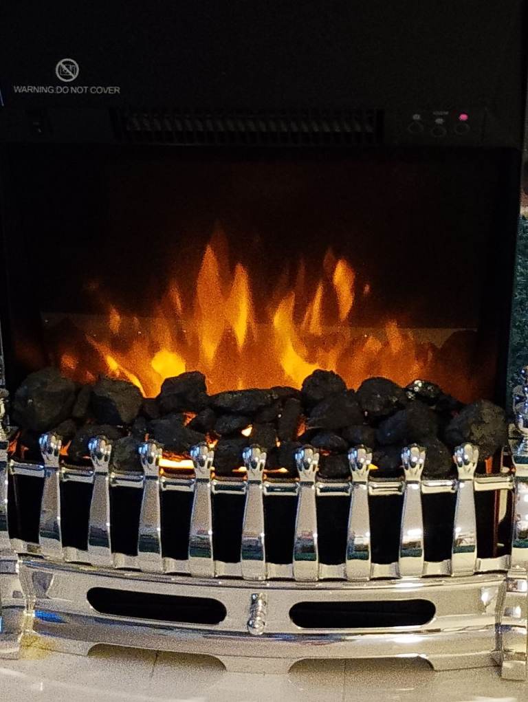 Electric Glow Fire with Remote Control 