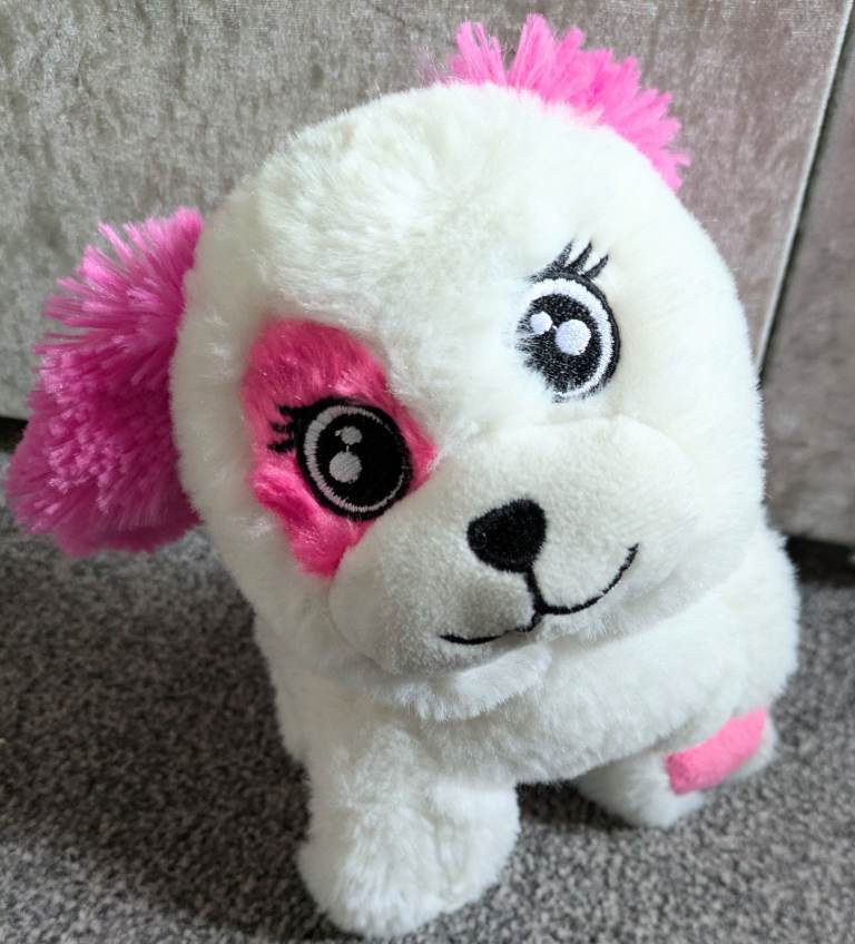 Hugglers Snap Band Puppy Plush Toy