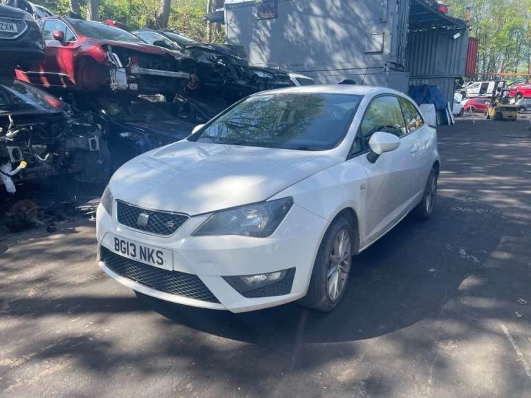 2013 SEAT IBIZA FR 3DR WHITE 1.2 PETROL CBZB BREAKING