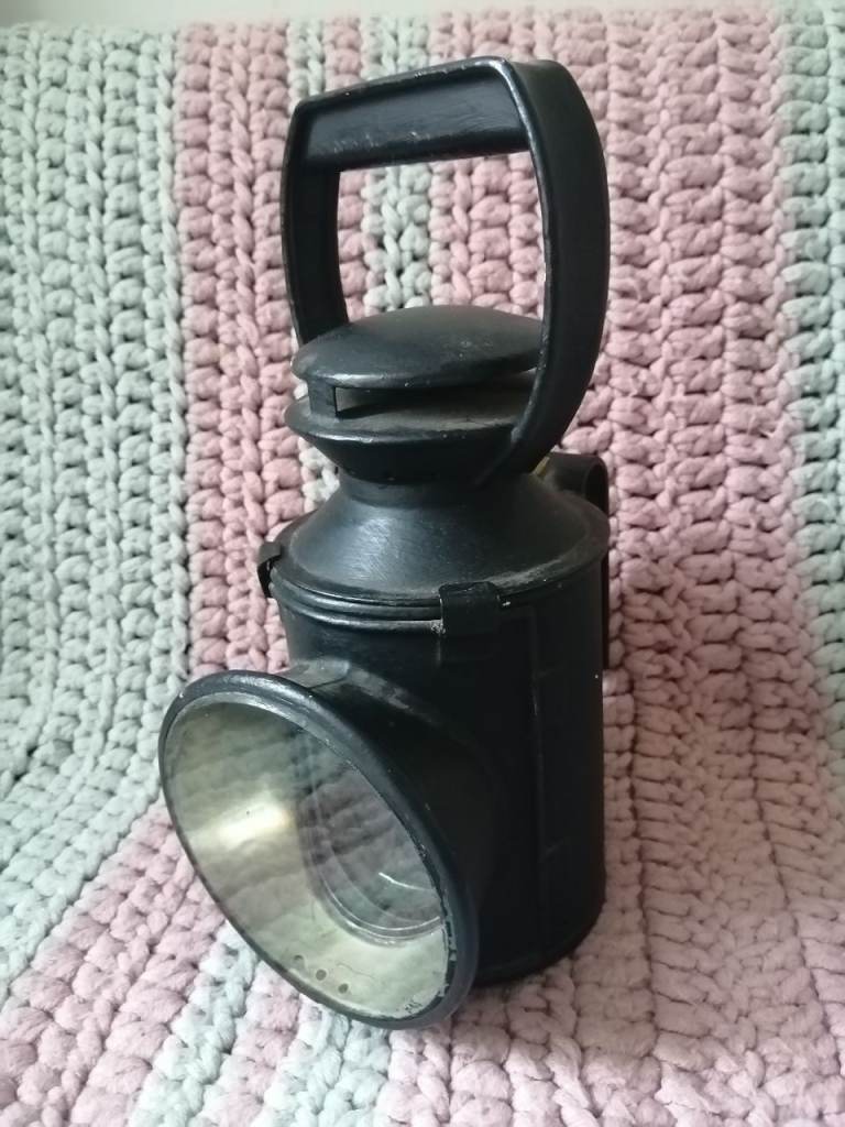 Vintage railway signal lamp 