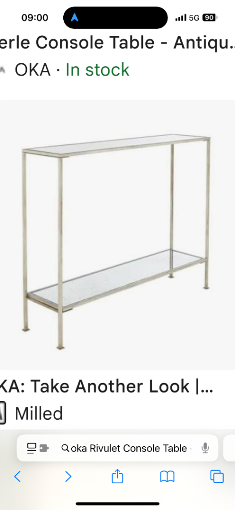 image for Oka Rivulet console table 