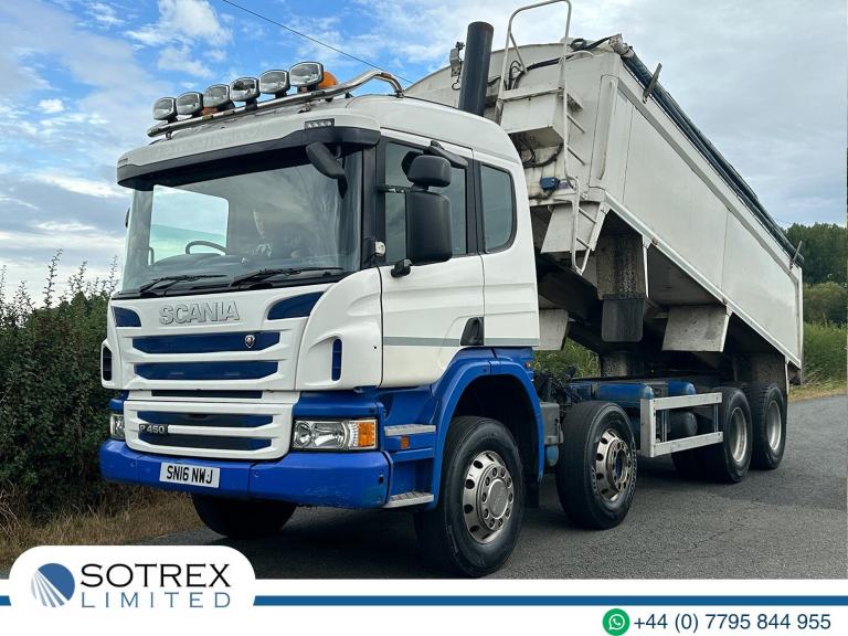 Scania P450 8 X 4 Alloy Body Tipper with Sleeper
