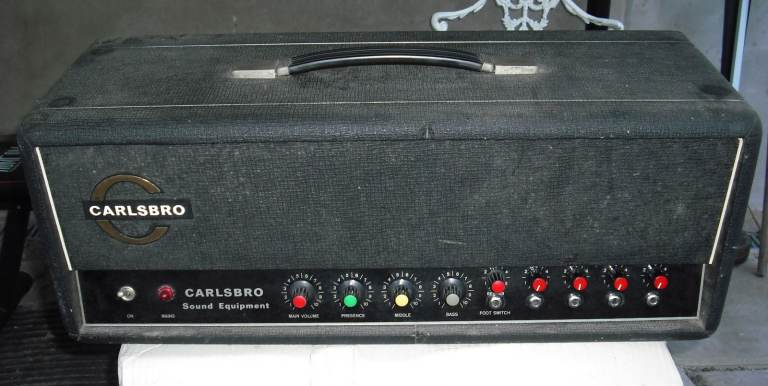 Carlsbro 60PA Reverb 60w EL34 valve amplifier tube amp guitar bass vocal four channel