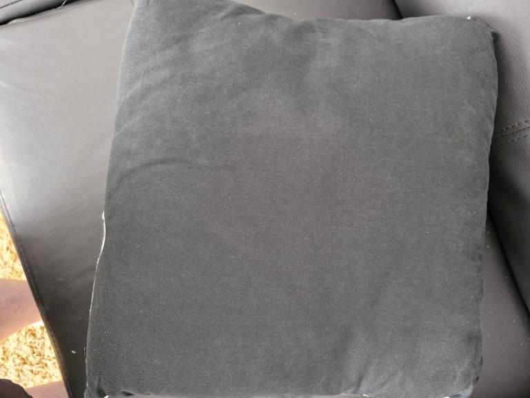 Alphabet "C" scarf and cushion in very good condition 