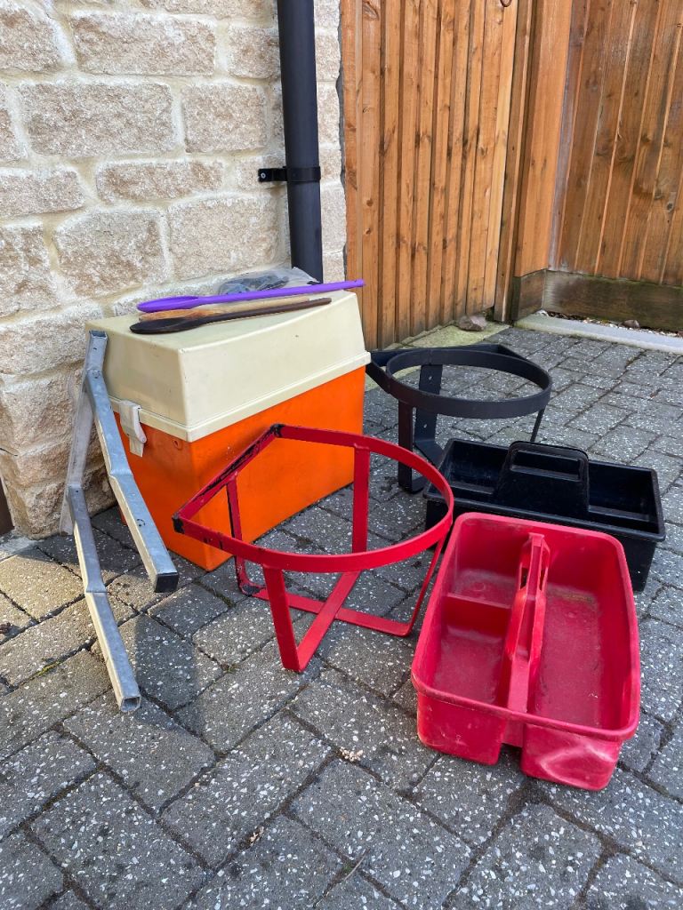 Equestrian Cool Box, Bucket Holders, Tack Trays & Saddle Rack