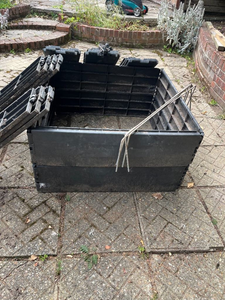Plastic raised beds vegetable planters 