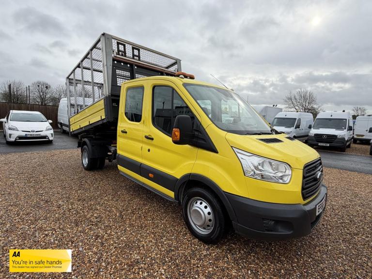 2016 Ford Transit 2.2 TDCi 350 Chassis Double Cab 4dr Diesel Manual RWD L3 H1 Euro 5 (DRW) (1 Tip...