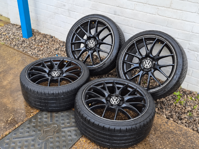 🌟Vw 19 inch alloy wheels 5x112 with TYRES 5M++ GOLF GTI/GTD/R MERCEDES CADDY AUDI SKODA 