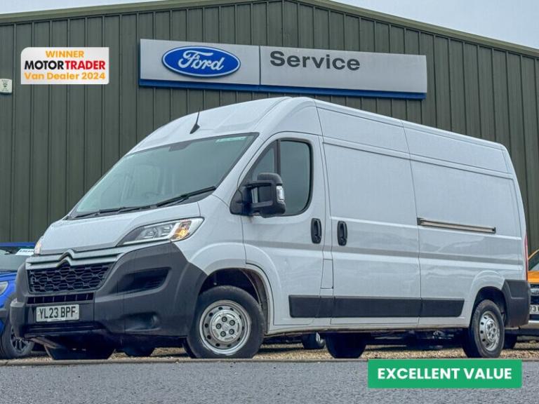 2023 Citroen Relay LWB L3H2 Medium Roof Enterprise Bluehdi 35 EURO 6 Panel Van Diesel Manual
