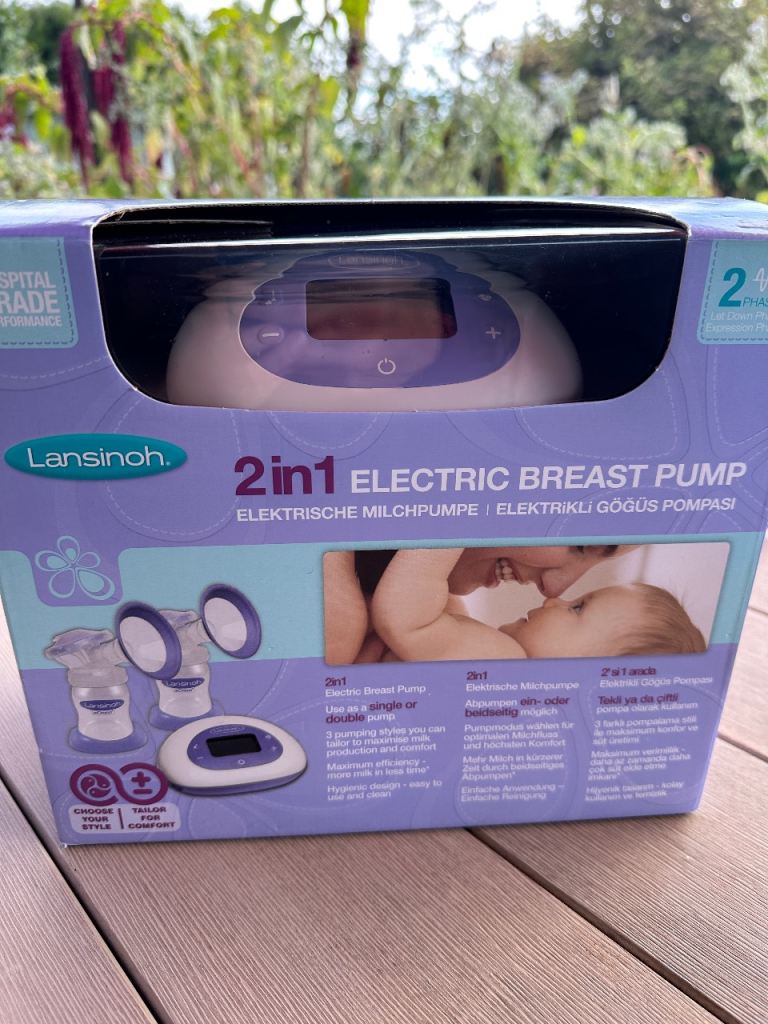 Lansinoh 2in1 Electric Breast Pump - New