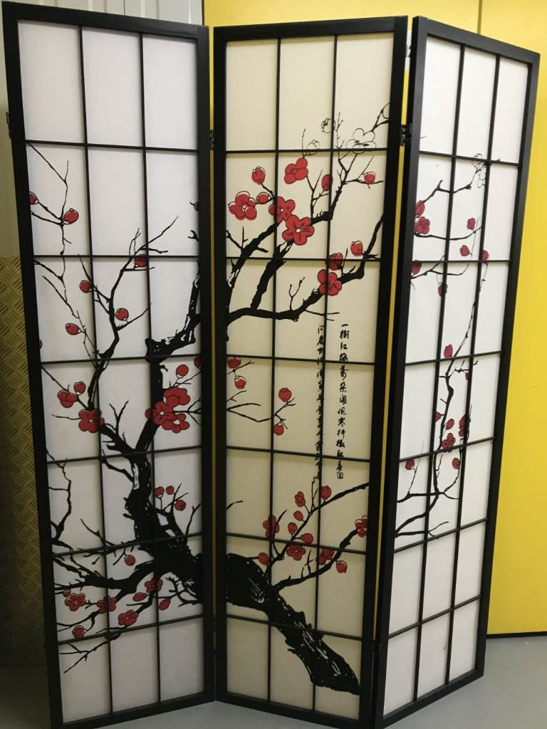 Japanese screen divider 