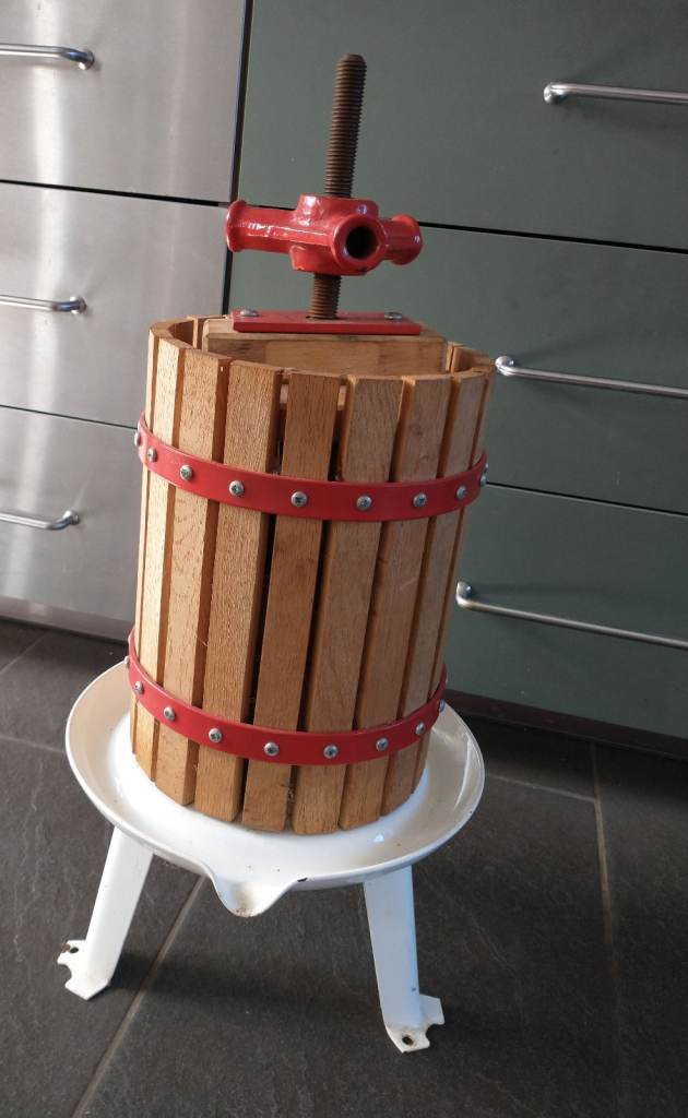 Clarke Apple/ Cider press, wood and metal