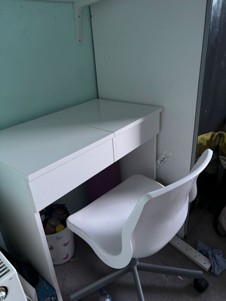 Small desk/dressing table with chair 