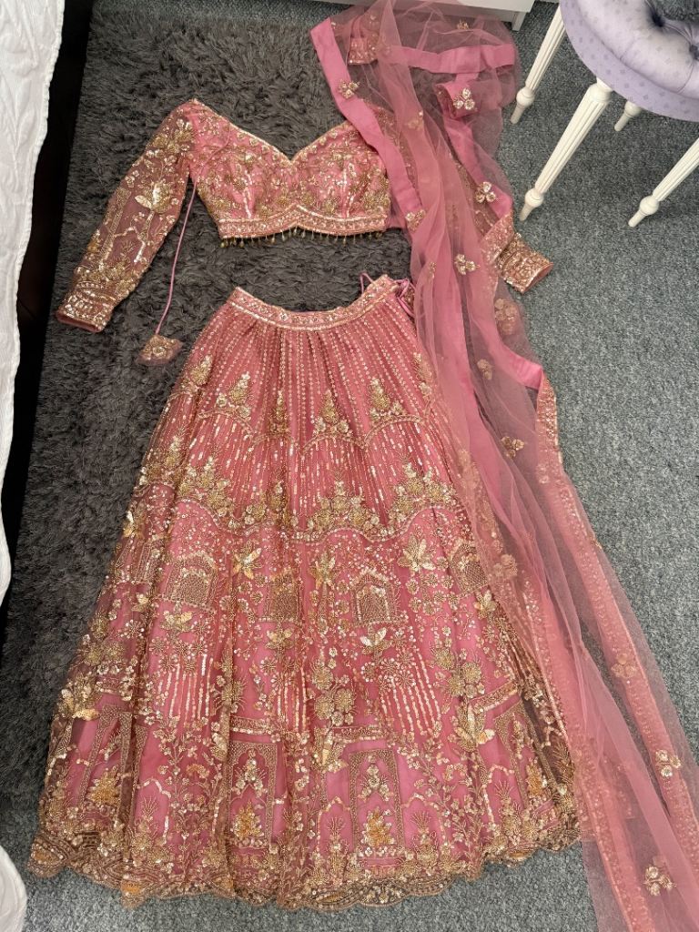 Pink lehenga set (adult one size) 