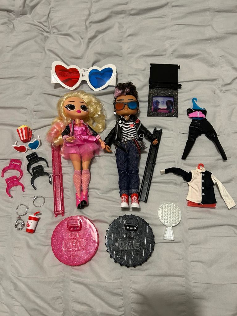 LOL Surprise OMG Dolls with Accessories - Good Condition