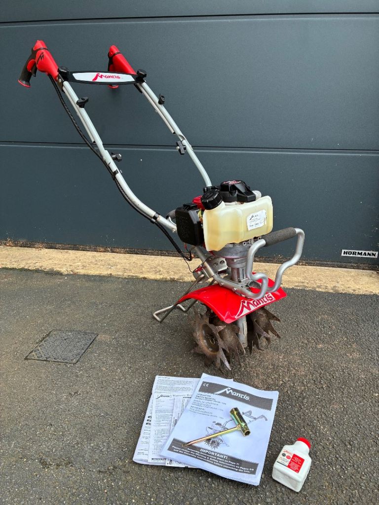 Mantis Tiller Deluxe Honda GX25 4 stroke Petrol Rotavator 