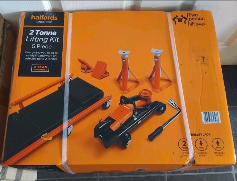 5 piece car lifting trolley kit