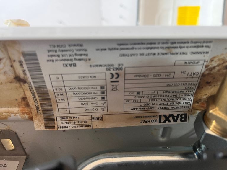 BAXI 800 Heat Only Boiler – Good Condition