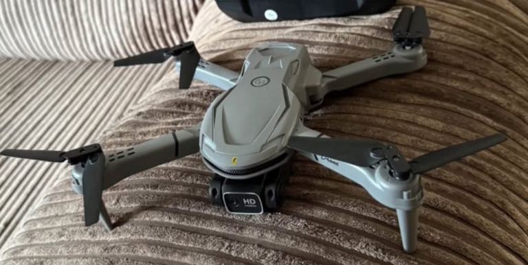 4x V88 Drone 8K 5G GPS Professional HD  Photography Dual Camera - GREY(BUNDLE)