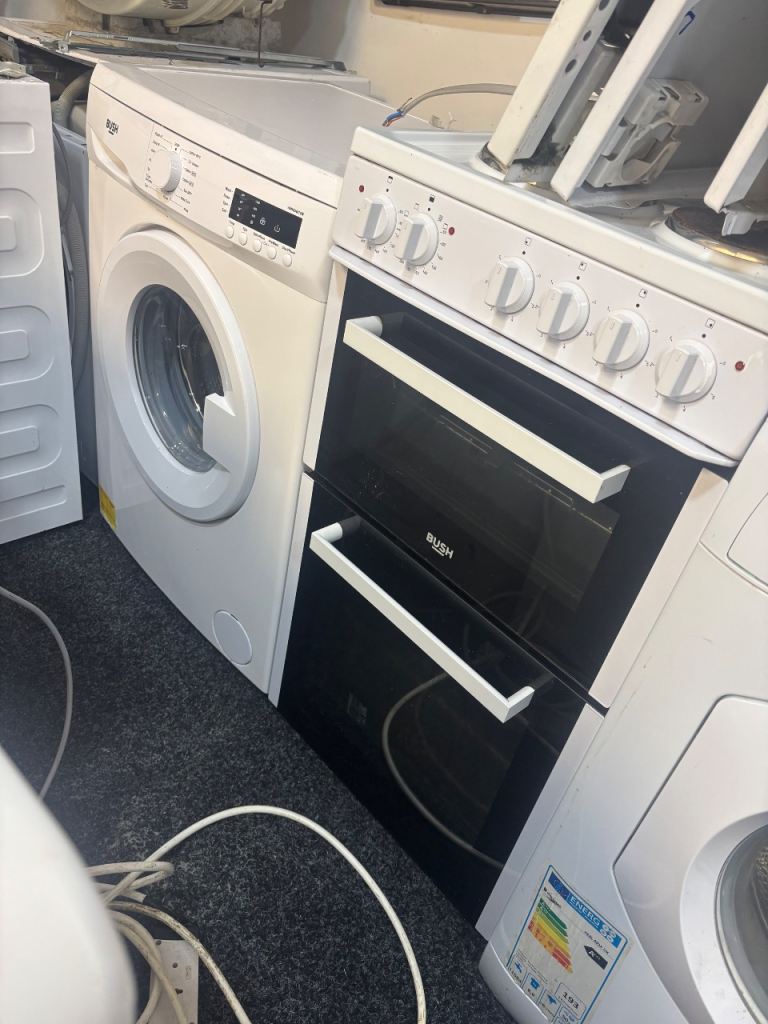 Bush washing machine electric cooker and condenser dryer 