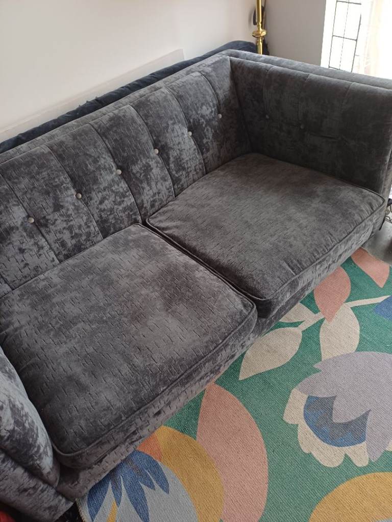 Grey 3 seater sofa