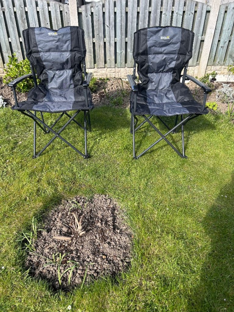 2 Regatta camping chairs 
