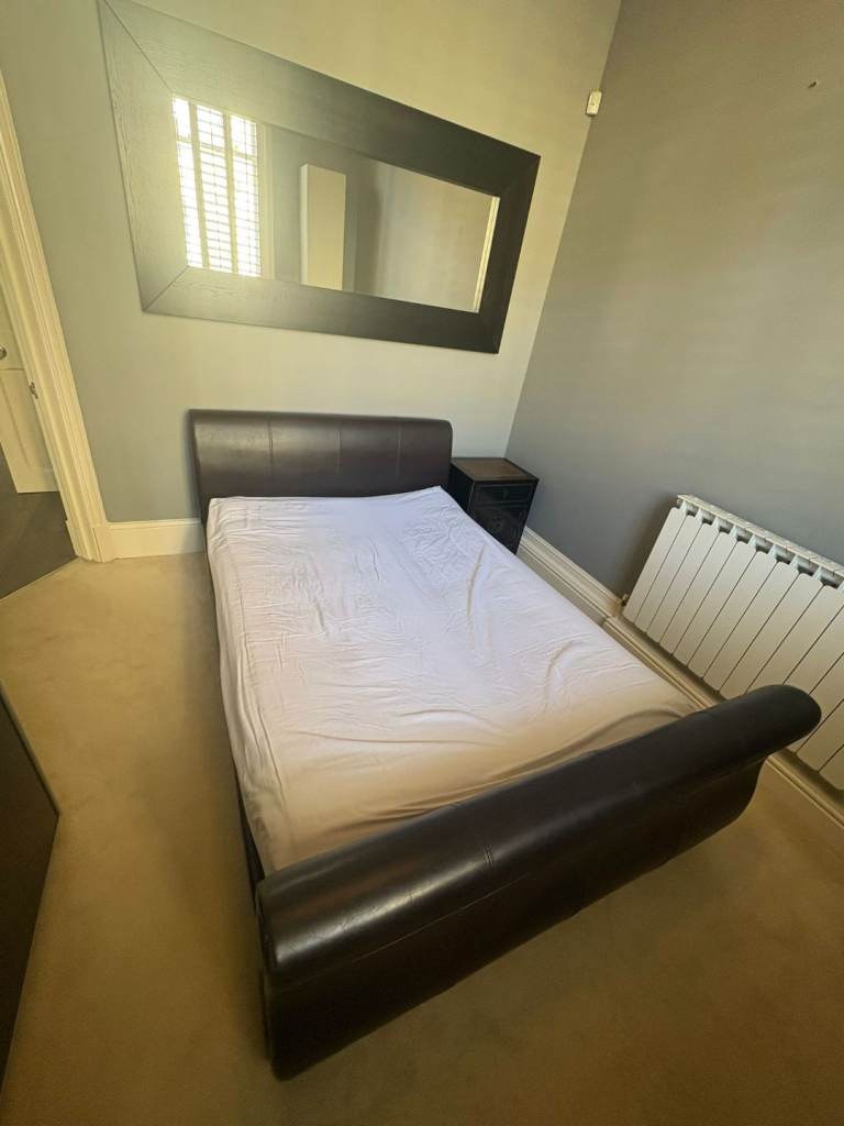 Double Bed With Mattress 