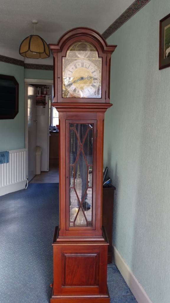 Mahogany Grandfather Clock