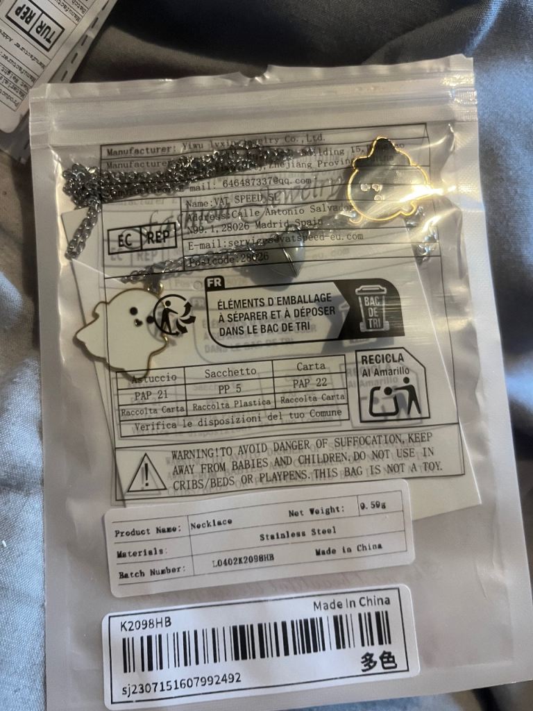 Matching ghost necklace and Matching Sun and Moon Bracelets – Brand New