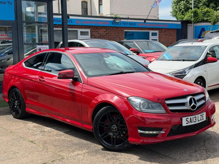Mercedes-Benz C Class 1.6 C180 BlueEfficiency AMG Sport Plus Coupe 2dr Petrol G-Tronic+ Euro 5 (s...