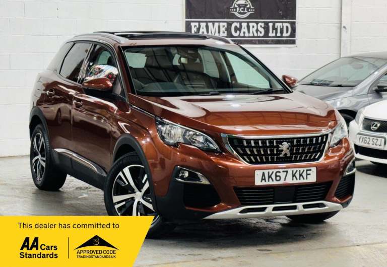 2017 Peugeot 3008 1.6 BlueHDi Allure EAT Euro 6 (s/s) 5dr HATCHBACK Diesel Automatic