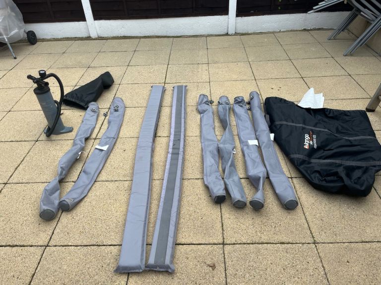 caravan awning poles