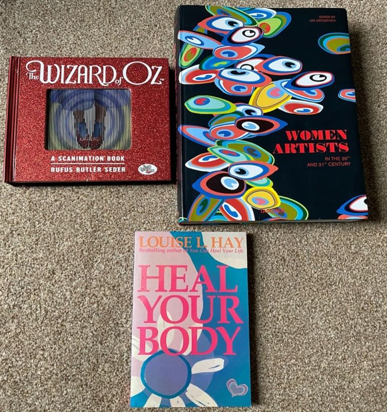 Wizard of Oz - Scanimation, Women Artists - Taschen, art, Heal Your Body - Louise Hay