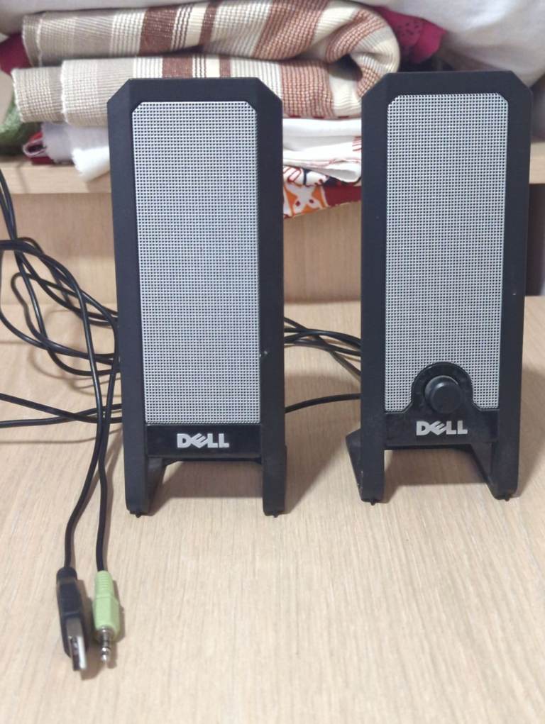 Dell PC Speakers - Black, Good Condition