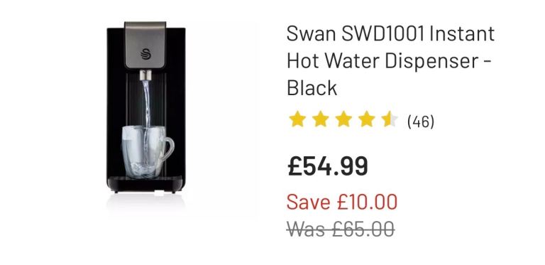 Hot water dispenser 