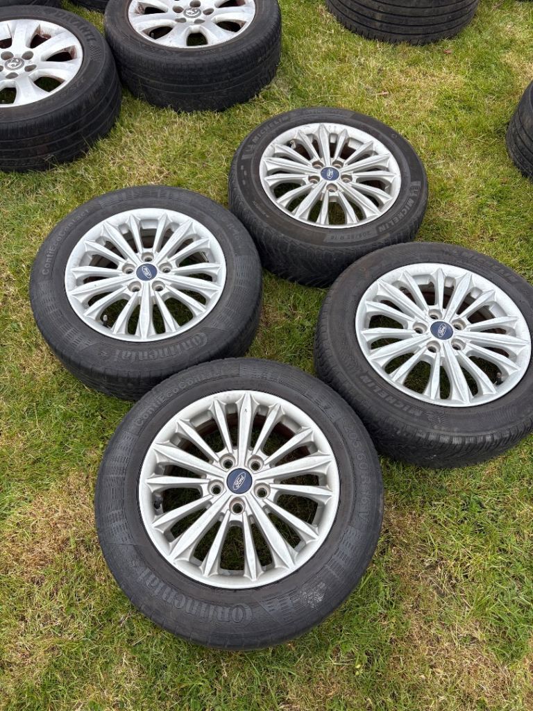 FORD FOCUS MK4 C519 SET OF 4 16" ALLOY WHEELS WITH TYRES JX7C-1007-A1A
