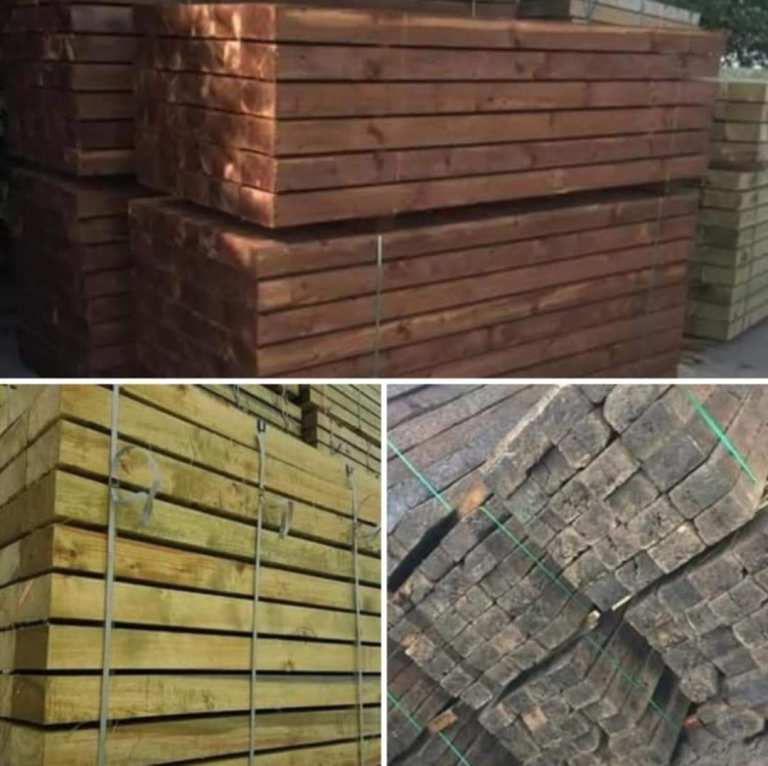 Timber sleepers 