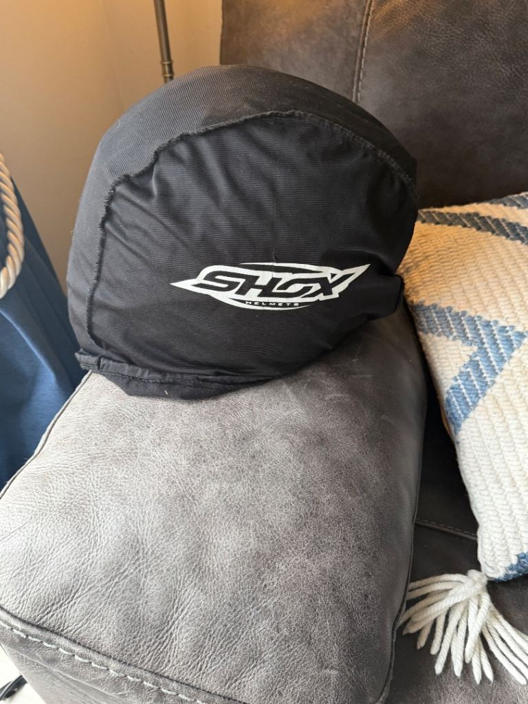 Shod nitro crash helmet 