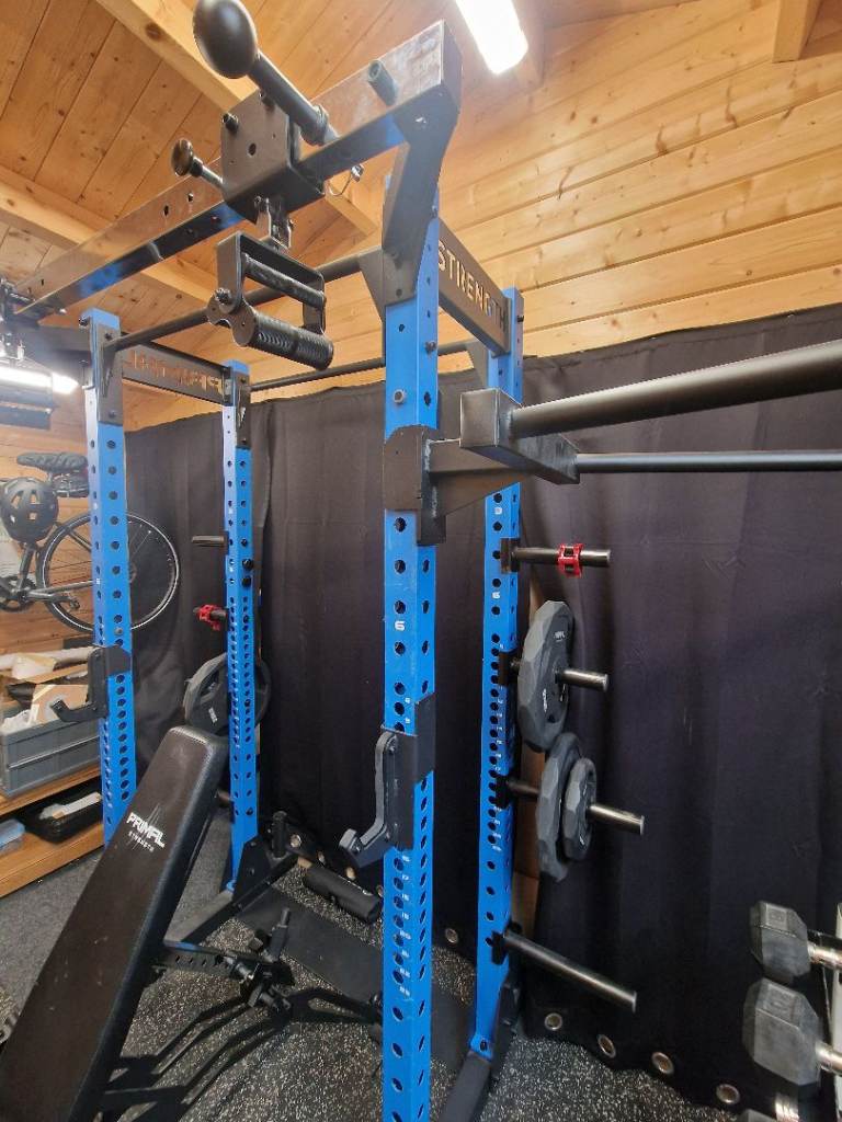 Primal Strength Squat Rack / Power Cage - Blue, Good Condition