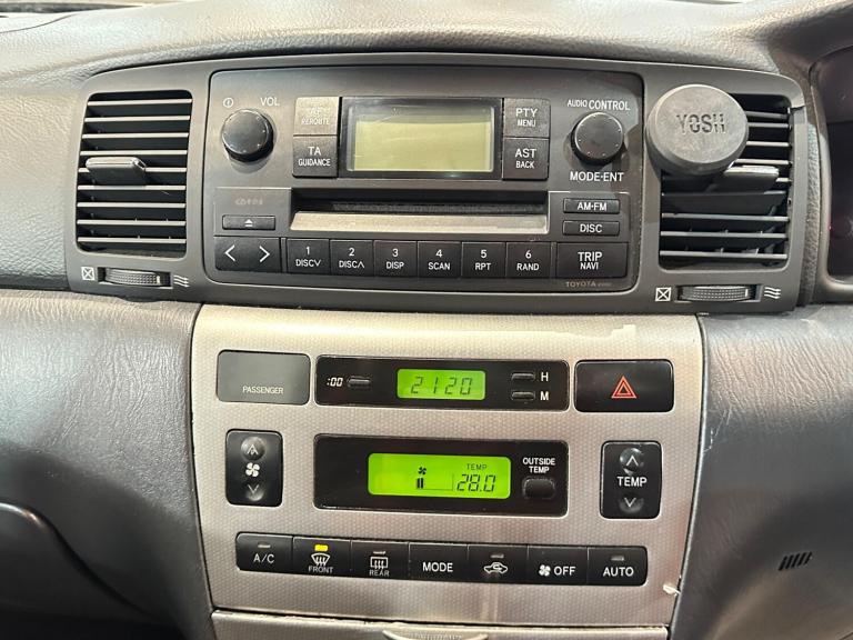 2002 Toyota Corolla 1.6 VVT-i T Spirit 5dr Auto HATCHBACK PETROL Automatic
