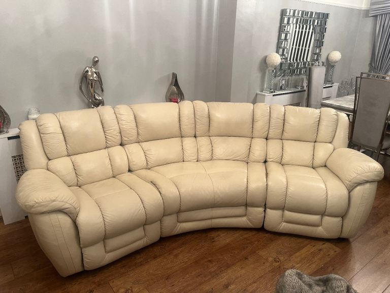 Leather couch 