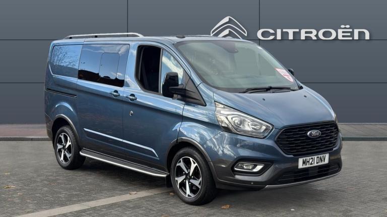 2021 Ford Transit Custom 320 L1 Diesel Fwd 2.0 EcoBlue 170ps Low Roof D/Cab Active Van Auto Crew ...