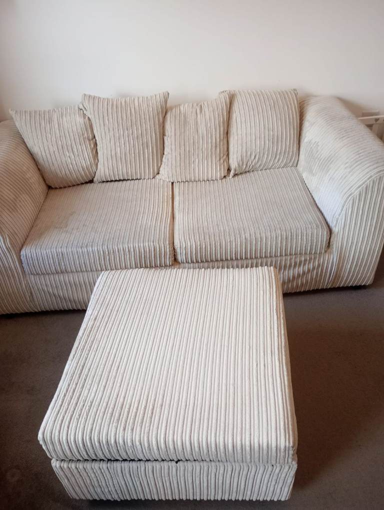 DFS 3 & 2 seater sofa set can deliver 