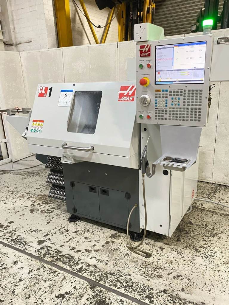 HAAS CL-1 2 AXIS CNC CHUCKING LATHE WITH BARFEED