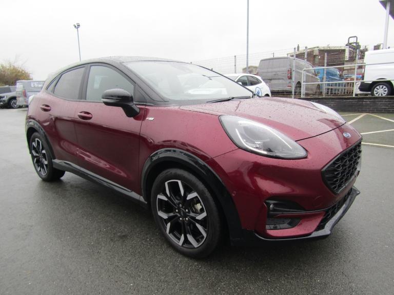 2024 Ford Puma 1.0 EcoBoost Hybrid mHEV Vivid Ruby Ed 5dr Auto - 1 Owner / Low Miles Hatchback Pe...