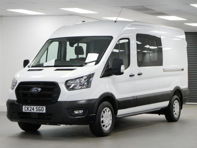 2024 FORD TRANSIT 350 2.0 EBL 130 BHP L3 LONG TREND 6 SEATER CREWCAB