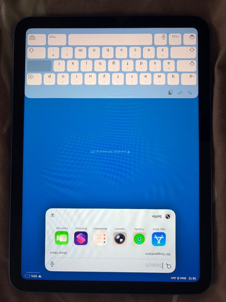APPLE 11" iPad (2025) - 128 GB, Blue