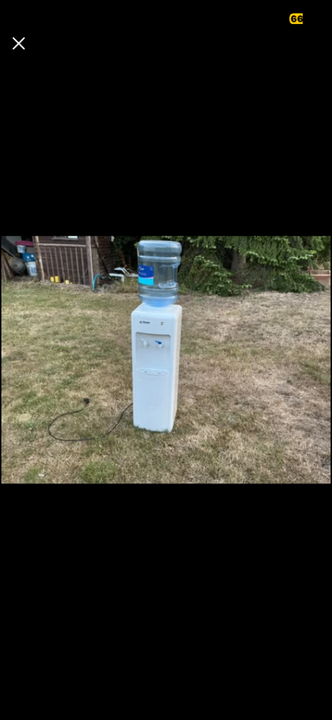 Clover Cold & Room Temperature Water Dispenser with Bottle – Fully Working
